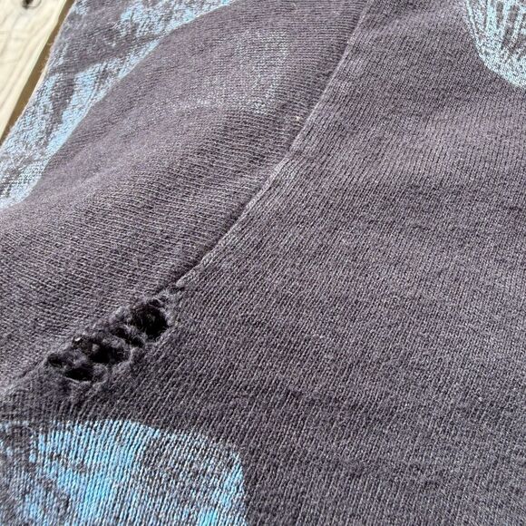 Vintage 00s Slipknot All Over Print Band Music Tour T-Shirt FLAWS - Picture 11 of 16